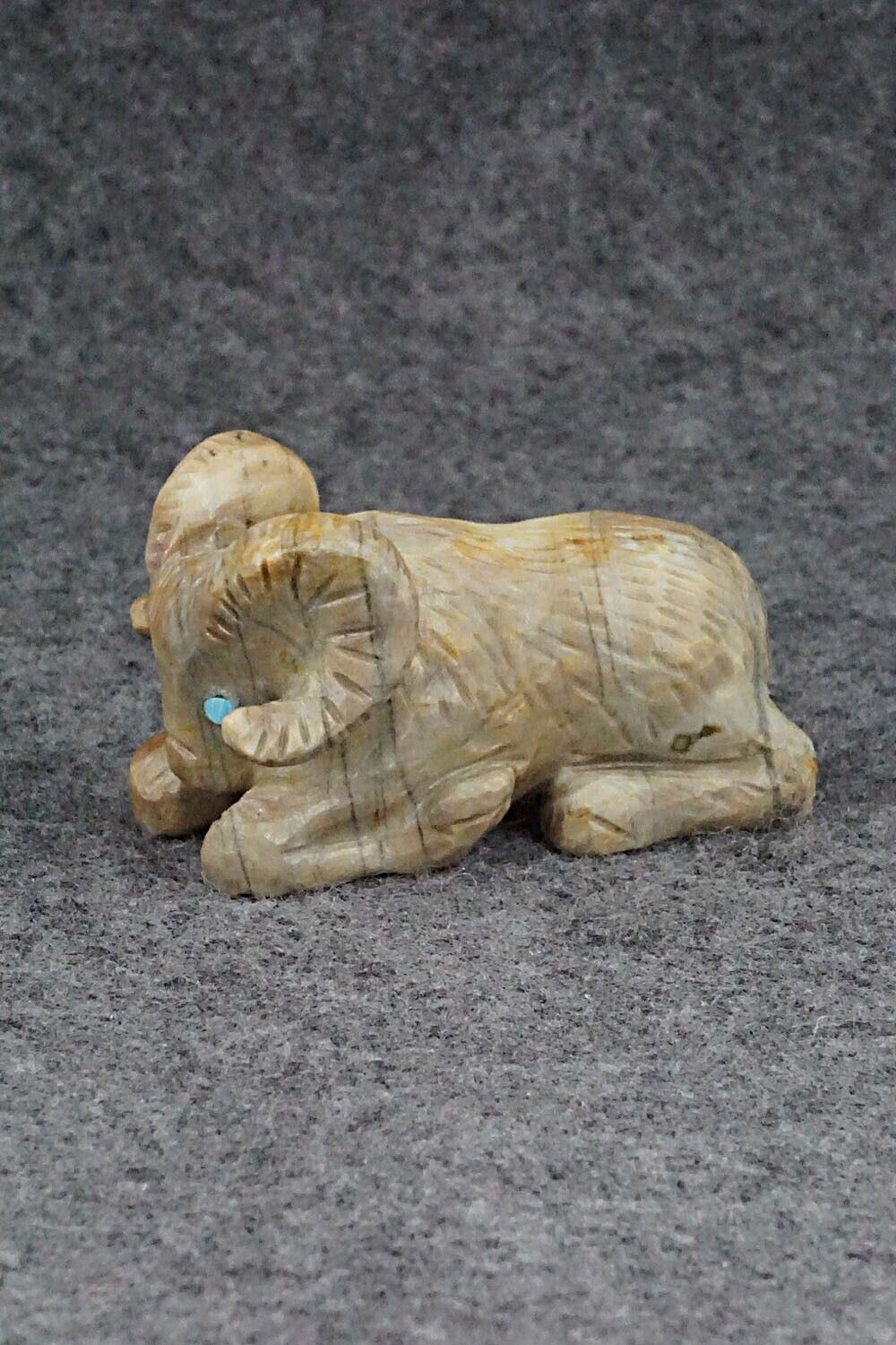 Ram Zuni Fetish Carving - Wilfred Cheama