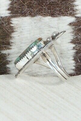Turquoise & Sterling Silver Ring - Delbert Arviso - 7.75