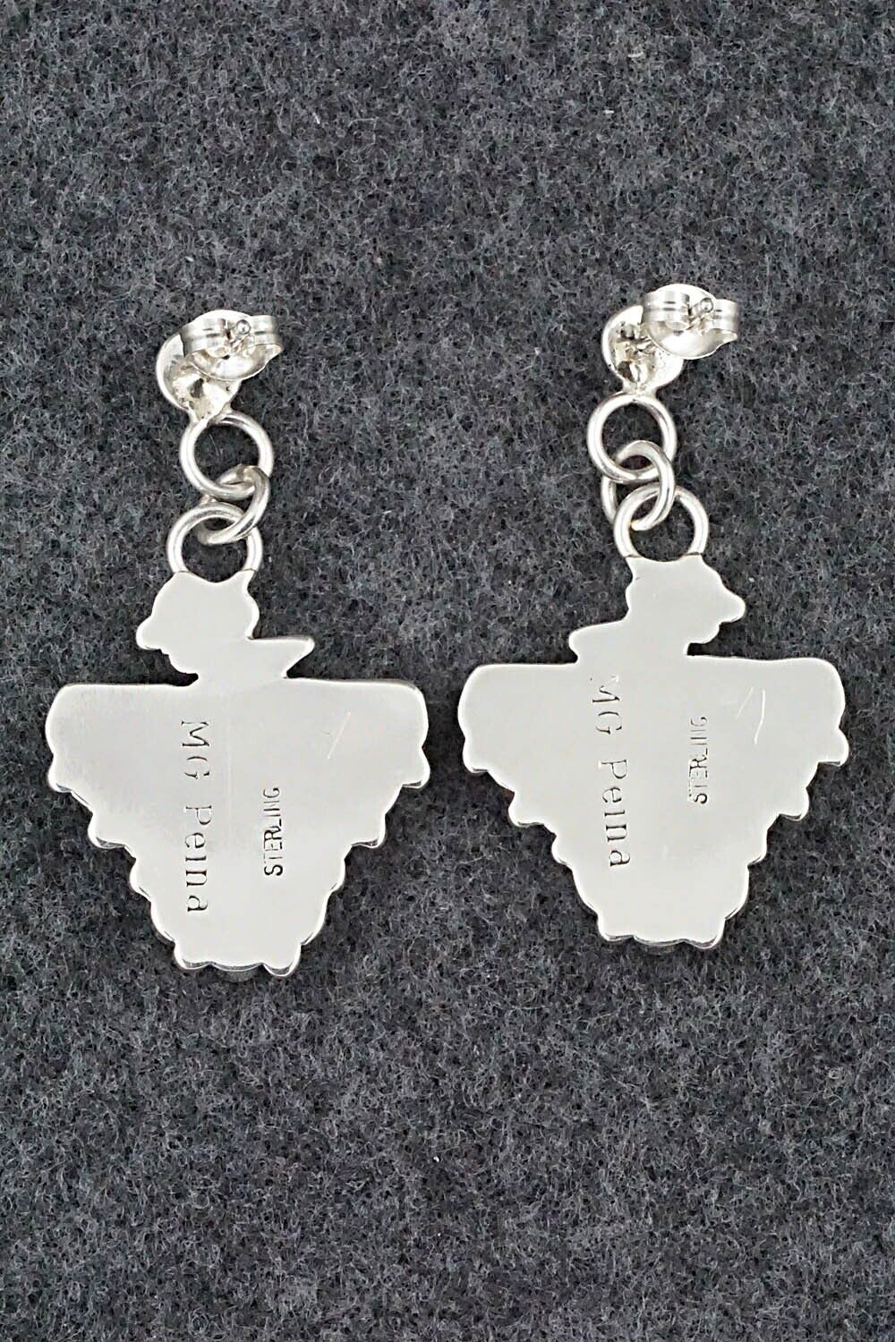 Multi Stone & Sterling Silver Earrings - Michelle Peina