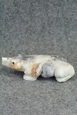 Badger Zuni Fetish Carving - Derrick Kaamasee