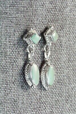 Turquoise & Sterling Silver Earrings - Bucky Belin