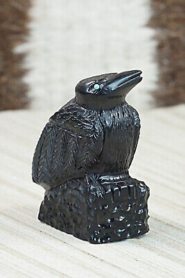 Crow Zuni Fetish Carving - Mike Tucson