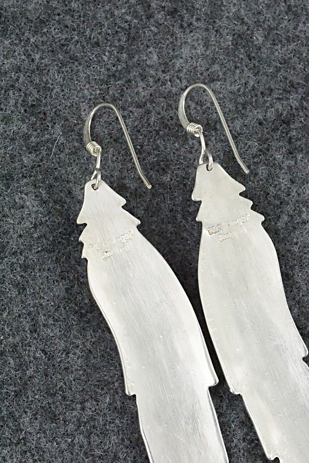 Lapis and Sterling Silver Earrings - Rosita Singer