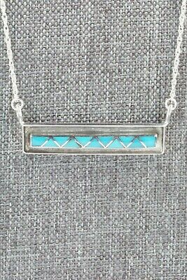 Turquoise & Sterling Silver Necklace - Laurie Kallestewa
