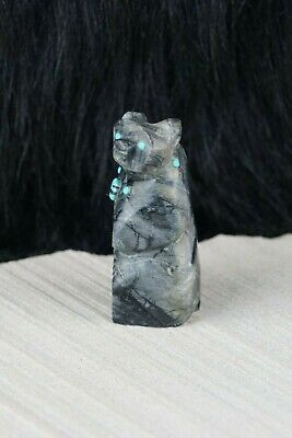 Bear Zuni Fetish Carving - Danette Laate - High Lonesome Trading