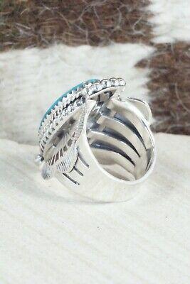 Turquoise & Sterling Silver Ring - Mike Smith - Size 6 - High Lonesome Trading