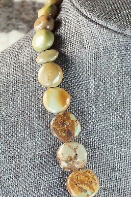 Turquoise, Coral & Sterling Silver Necklace - Navajo