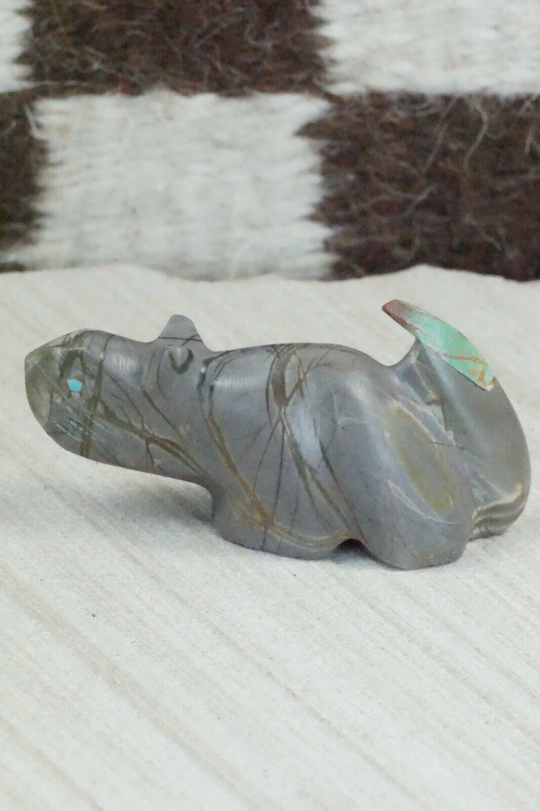 Mouse Zuni Fetish Carving - Brandon Phillips