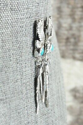 Turquoise & Sterling Silver Earrings - Annie Spencer