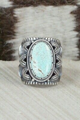 Turquoise & Sterling Silver Ring - Derrick Gordon - 10