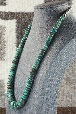 Turquoise & Sterling Silver Necklace - Navajo