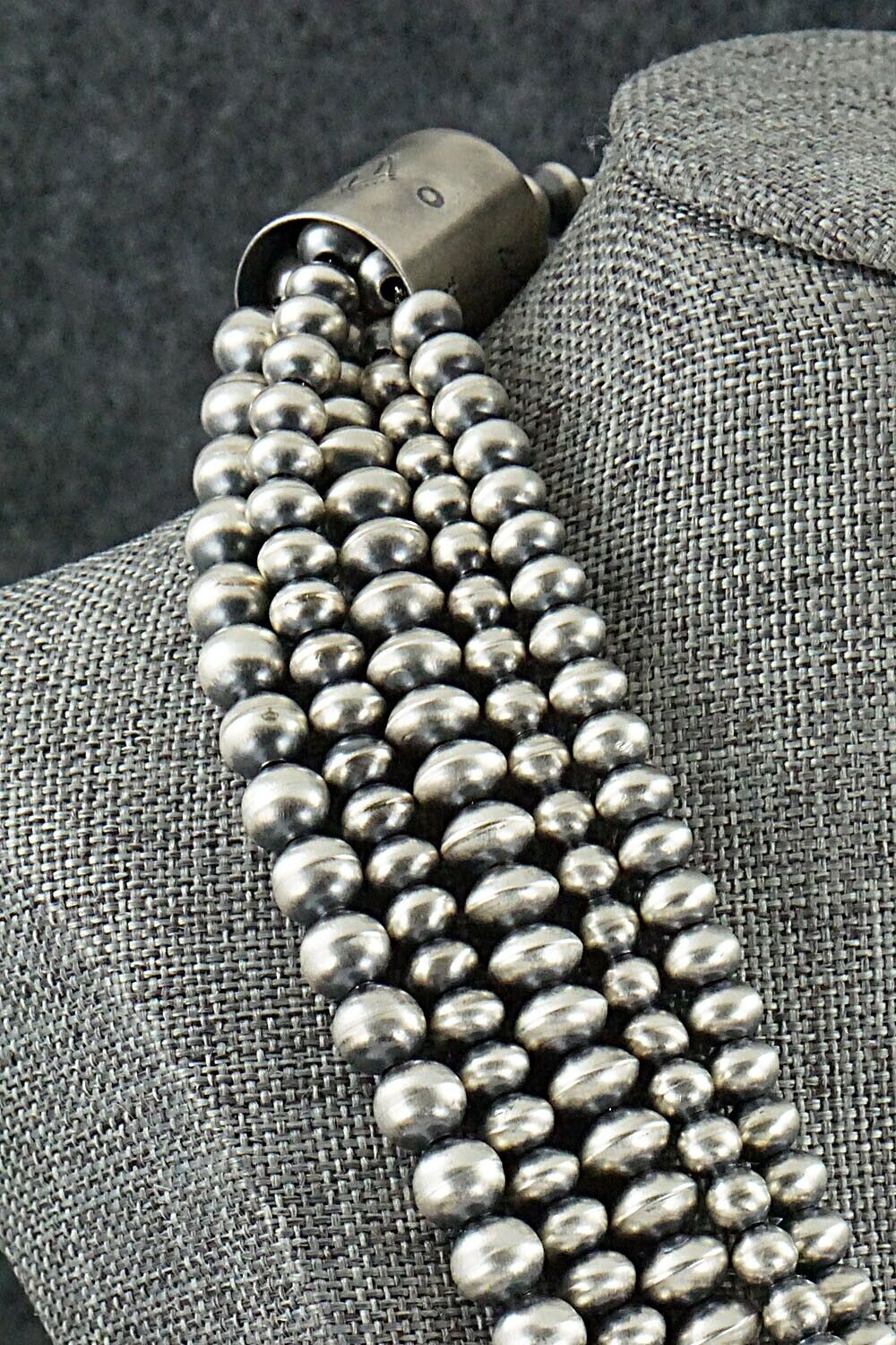 Sterling Silver Navajo Pearl Necklace - Jan Mariano