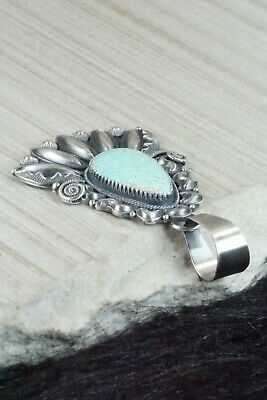 Turquoise and Sterling Silver Pendant - Derrick Gordon