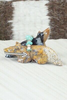 Wolf Zuni Fetish Carving - Daisy Natewa