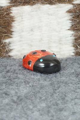 Lady Bug Zuni Fetish Carving - Reynold Lunasee