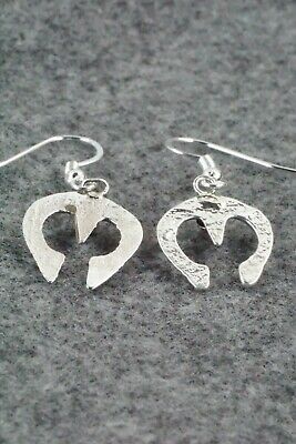 Turquoise and Sterling Silver Earrings - Lorriane Chee