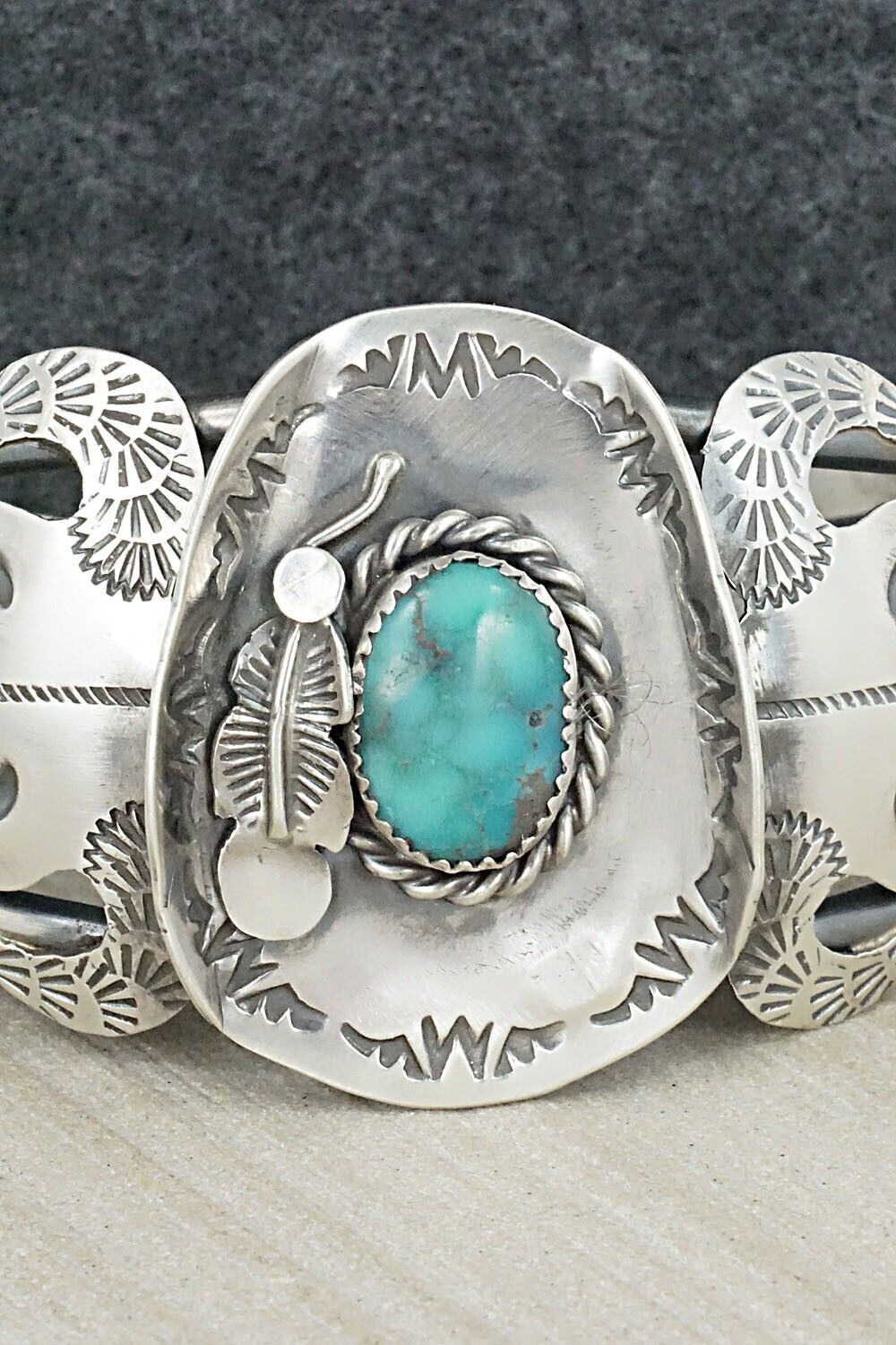 Turquoise & Sterling Silver Bracelet - Tim Yazzie