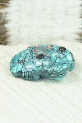Frog Zuni Fetish Carving - Reynold Lunasee