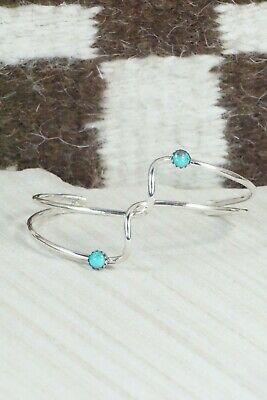 Turquoise & Sterling Silver Bracelet - Yolanda Skeets - High Lonesome Trading