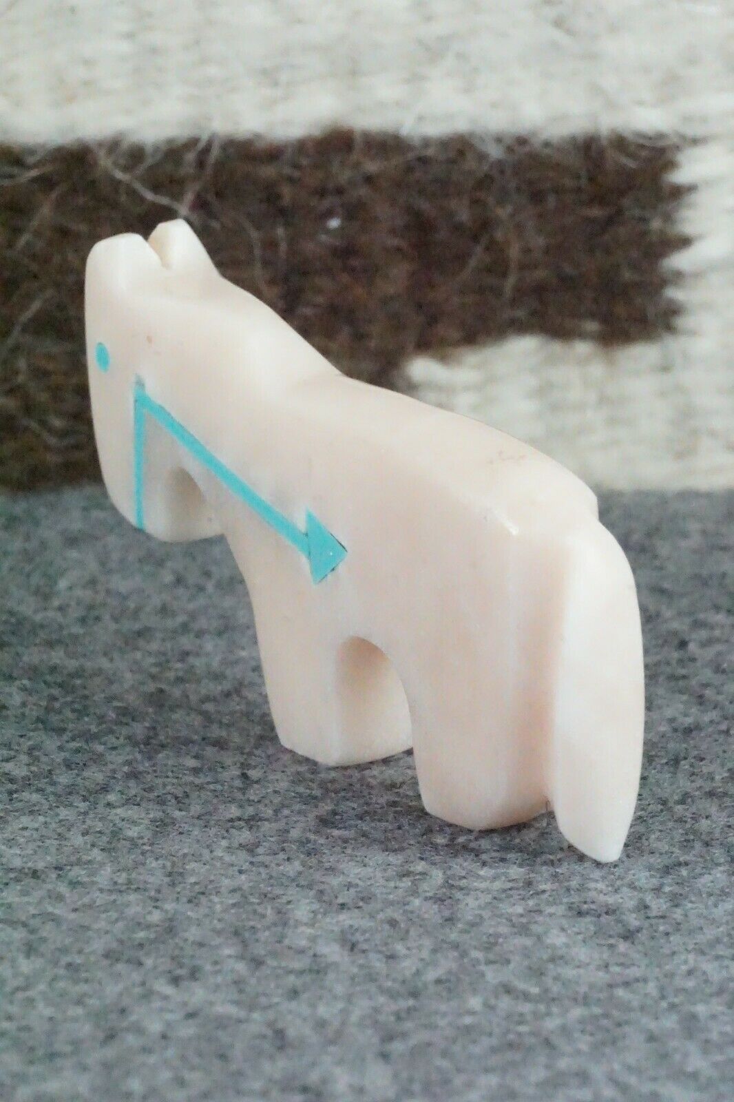 Horse Zuni Fetish Carving - Bernard Laiwakete - High Lonesome Trading