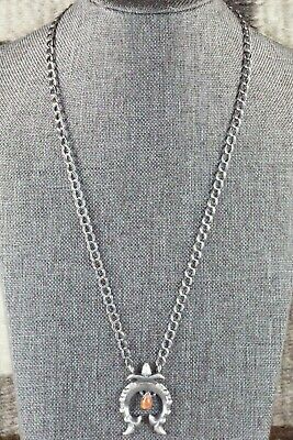 Spiny Oyster & Sterling Silver Necklace - Sharon McCarthy