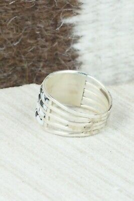 White Buffalo & Sterling Silver Ring - Claresse Kylestewa - Size 9.25