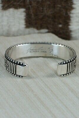 Navajo Sterling Silver Bracelet - Jonathan Nez