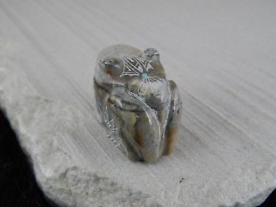 Frog Zuni Fetish Carving - Adrian Cachini - High Lonesome Trading