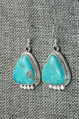 Turquoise & Sterling Silver Earrings - Sharon McCarthy