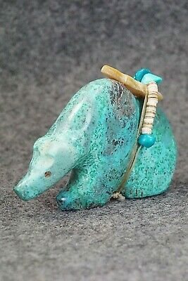 Bear Zuni Fetish Carving - Donovan Laiwakete