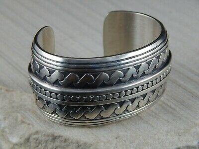 Bracelet - Sterling Silver - Raymond Delgarito - Navajo - Native American - High Lonesome Trading