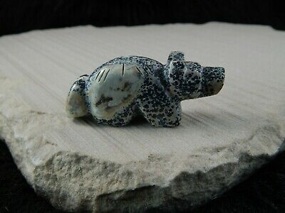 Bear Zuni Fetish Carving - Brandon Phillips - High Lonesome Trading