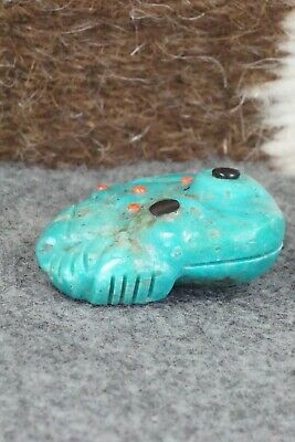 Frog Zuni Fetish Carving - Reynold Lunasee