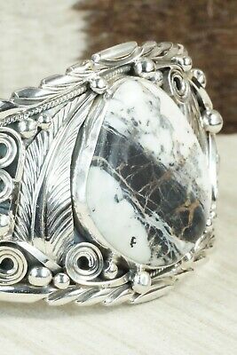 White Buffalo & Sterling Silver Bracelet - Darrell Morgan