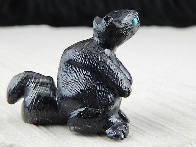 Squirrel Zuni Fetish Carving - Dane Malani - High Lonesome Trading