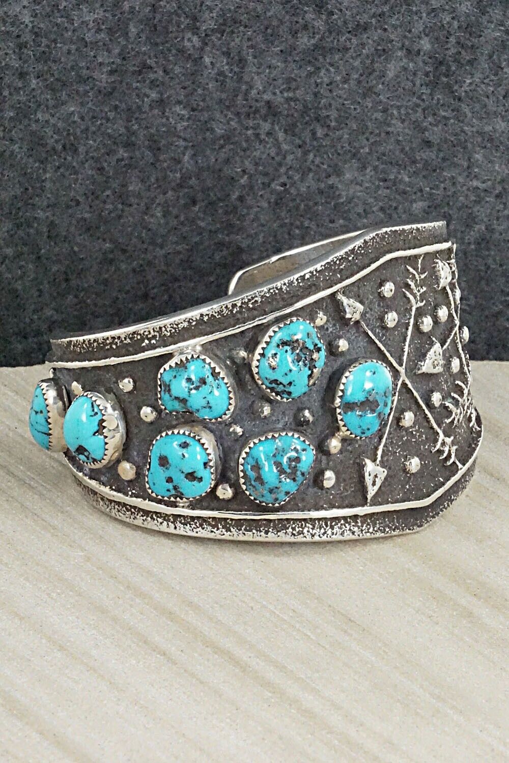 Turquoise & Sterling Silver Bracelet - Delbert Arviso