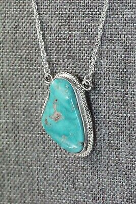 Navajo Turquoise & Sterling Silver Necklace - Annie Spencer
