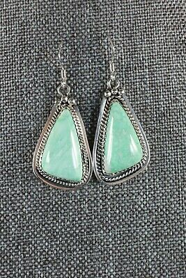 Navajo Turquoise and Sterling Silver Earrings - Native American