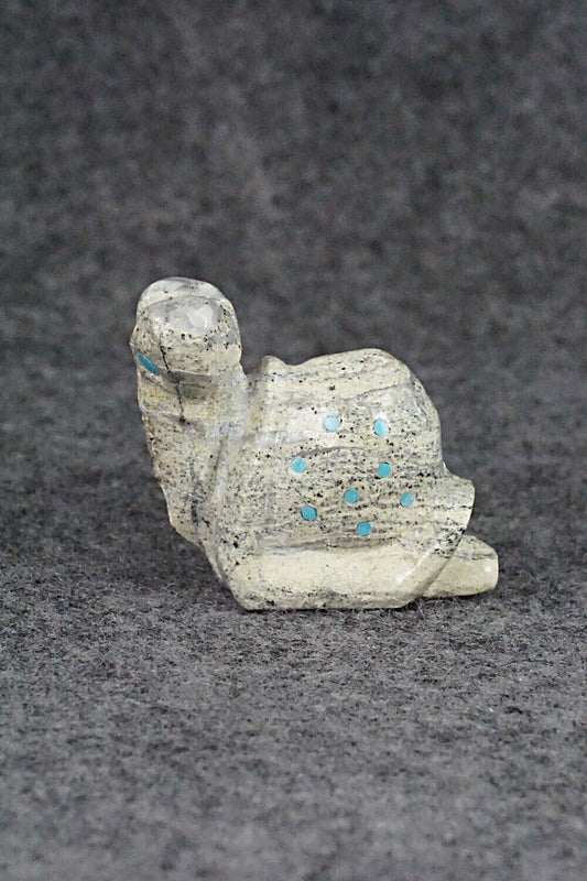 Snail Zuni Fetish Carving - Herbert Him