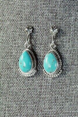 Navajo Turquoise & Sterling Silver Earrings - Sharon McCarthy
