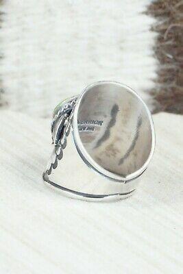 Turquoise & Sterling Silver Ring - Derrick Gordon - Size 8 - High Lonesome Trading
