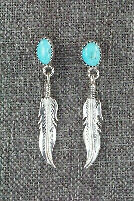 Turquoise & Sterling Silver Earrings - Sharon McCarthy
