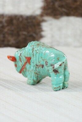 Buffalo Zuni Fetish Carving - Andres Quandelacy