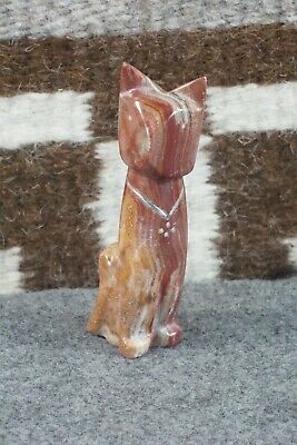 Cat Zuni Fetish Carving - Kenny Chavez