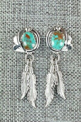 Turquoise & Sterling Silver Earrings - Rita Largo