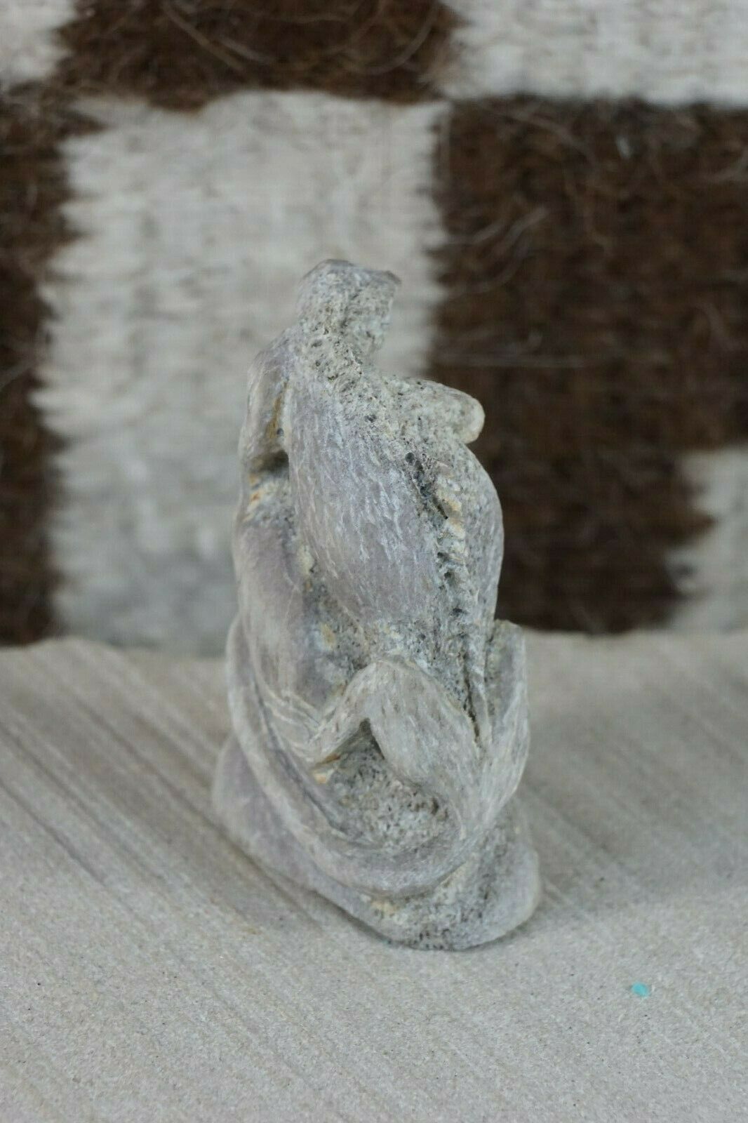 Iguana Zuni Fetish Carving - Lewis Malie - High Lonesome Trading