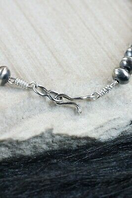 Navajo Sterling Silver Pearl Necklace - Jan Mariano
