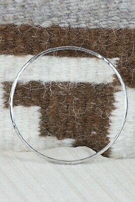 Navajo Sterling Silver Bangle Cuff - Elaine Tahe