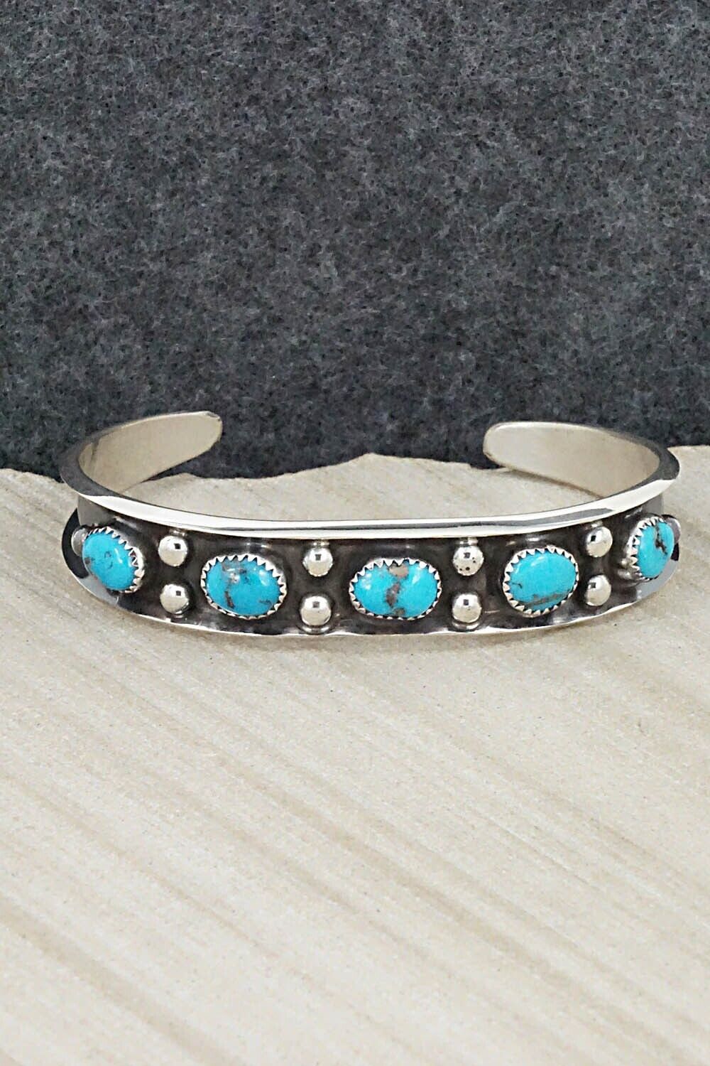 Turquoise & Sterling Silver Bracelet - Paul Largo