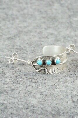 Turquoise & Sterling Silver Earrings - Byron Begay